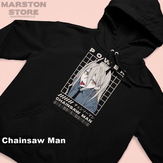 Polerón Chainsaw Man con diseño de Power