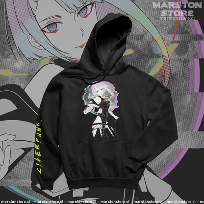 Polerón de Cyberpunk: Edgerunners con diseño de Lucy Kushinada