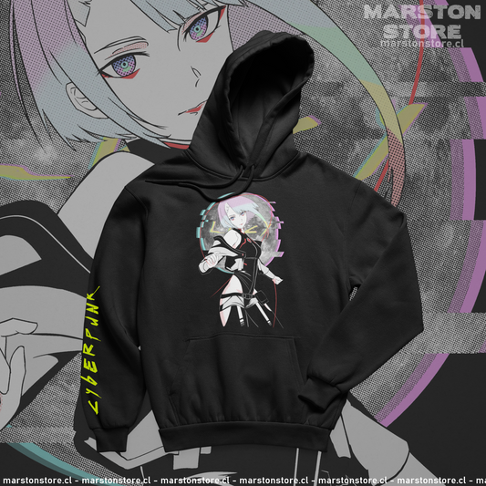 Polerón de Cyberpunk: Edgerunners con diseño de Lucy Kushinada