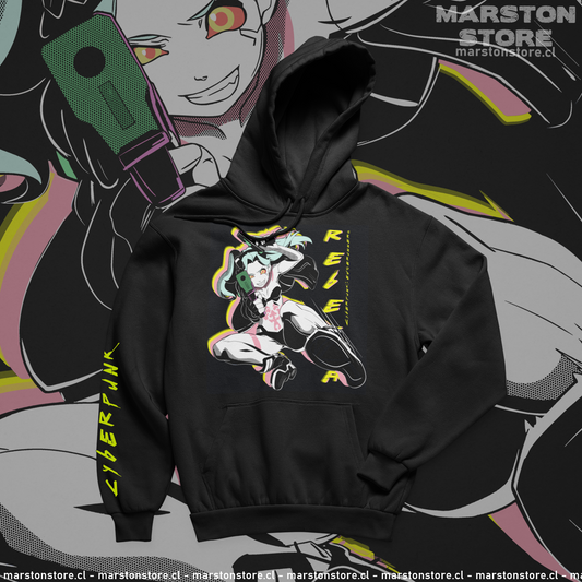 Polerón de Cyberpunk: Edgerunners con diseño de Rebecca