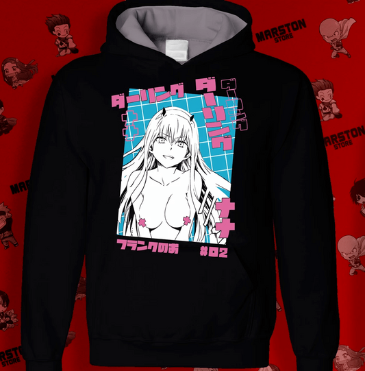 Polerón de Darling in the FranXX con Zero Two