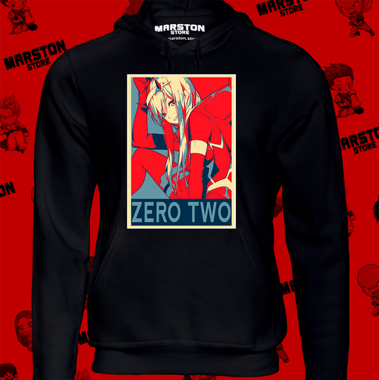 Polerón de Darling in the Franxx con Zero Two