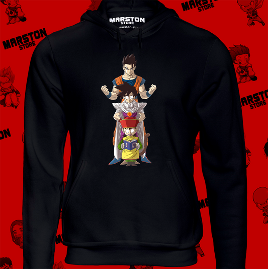 Polerón Dragon Ball con diseño de Gohan