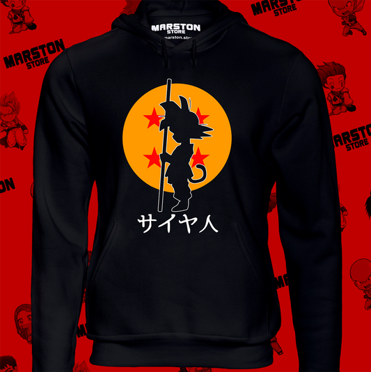 Polerón Dragon Ball con diseño de Goku
