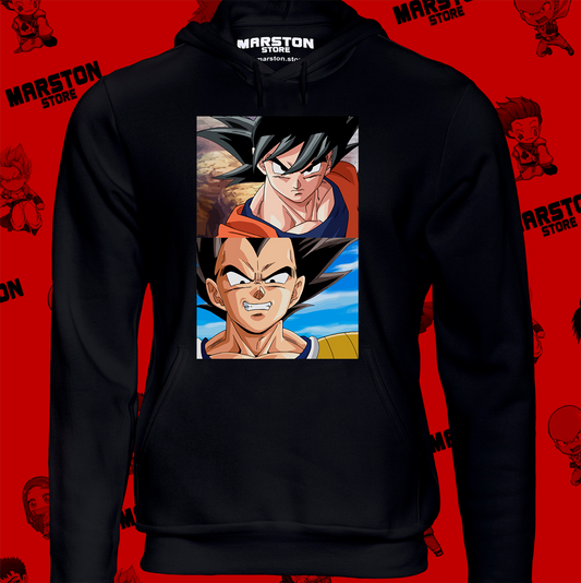 Polerón Dragon Ball con Goku y Vegeta