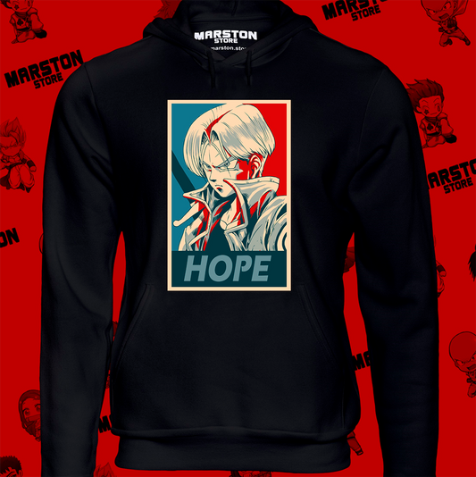 Polerón Dragon Ball con diseño de Mirai Trunks