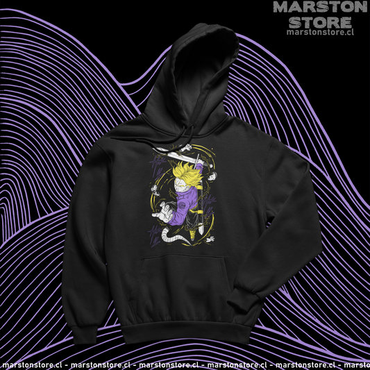 Polerón Dragon Ball con diseño de Trunks