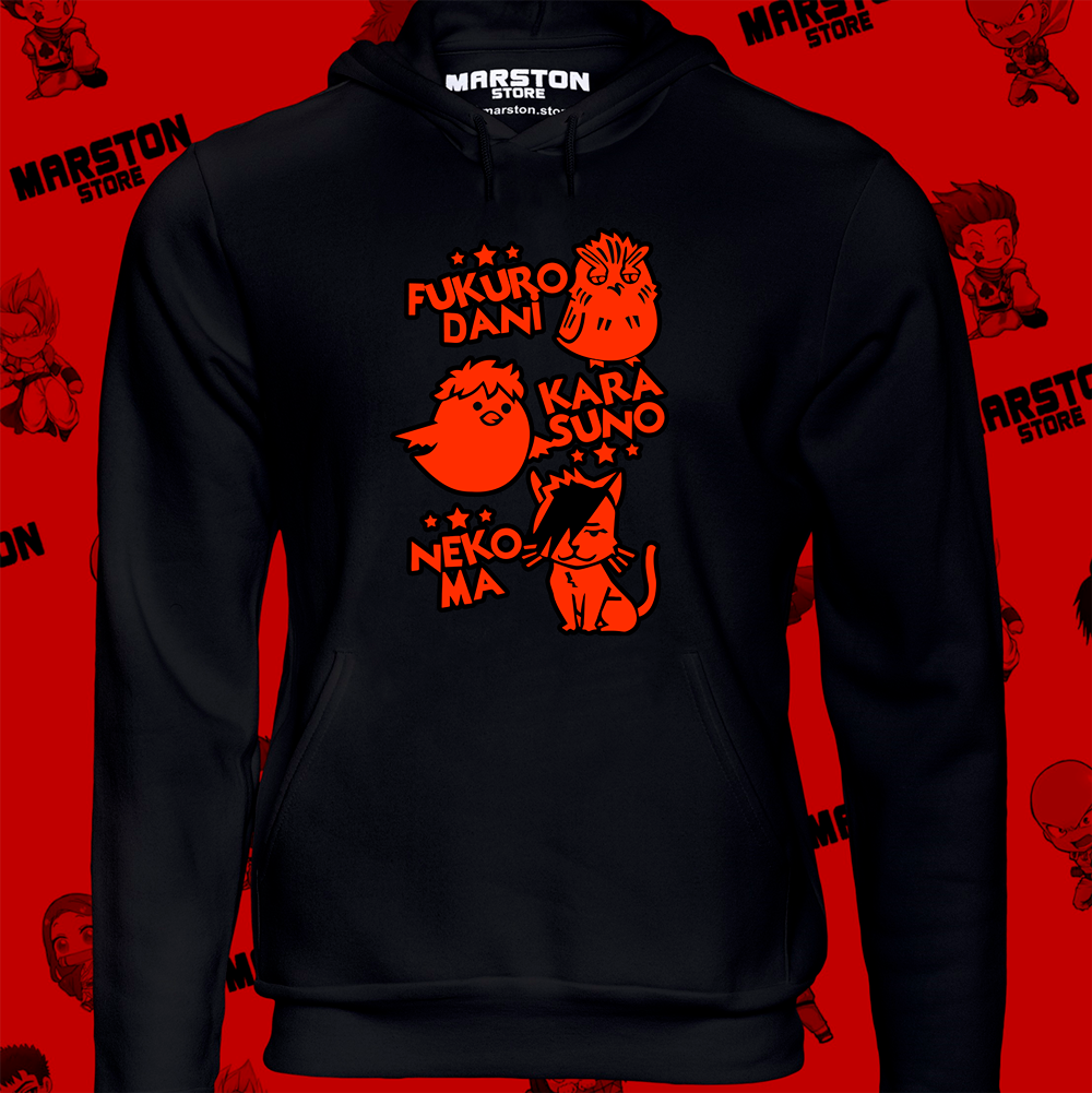 Polerón de Haikyuu!! con diseño anime