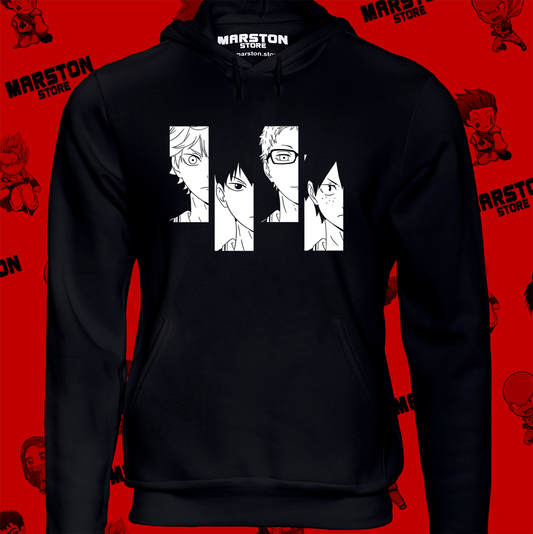 Polerón de Haikyuu!! con diseño anime