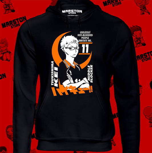 Polerón de Haikyuu!! con Kei Tsukishima