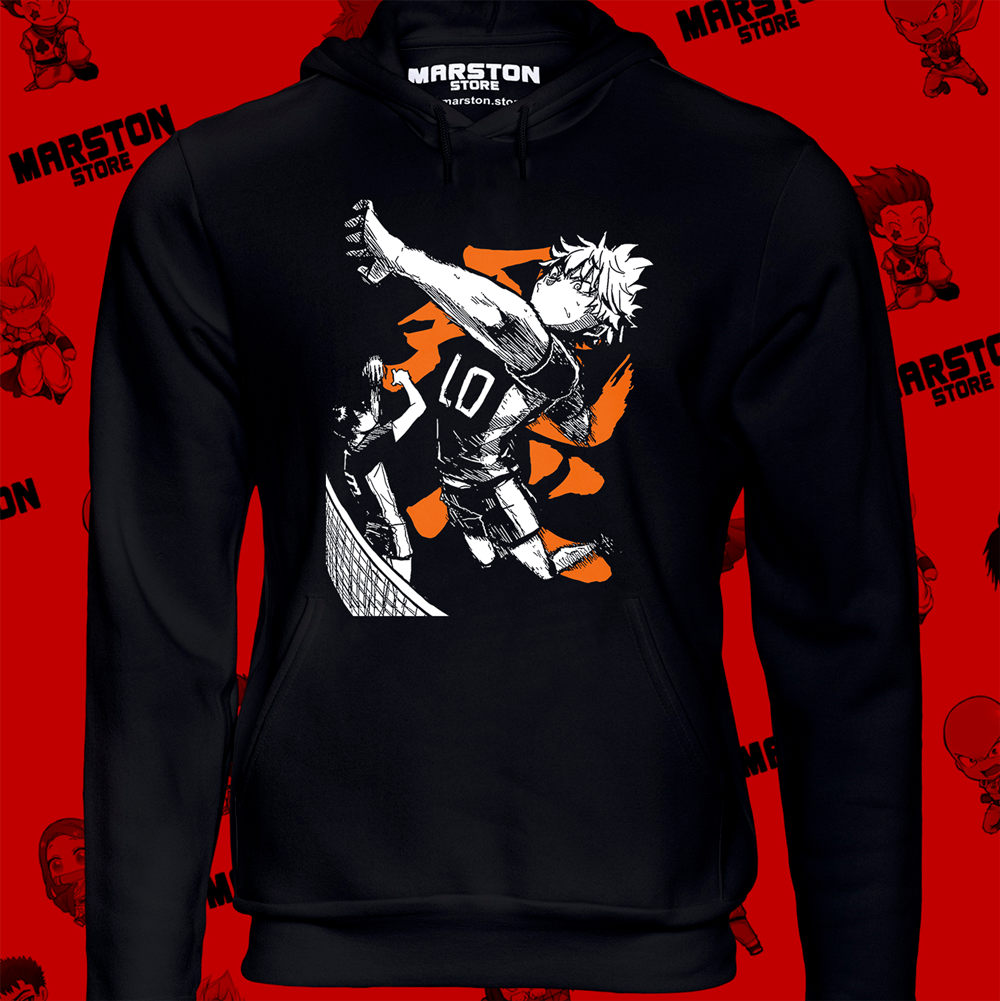 Polerón de Haikyuu!! con Shoyo Hinata