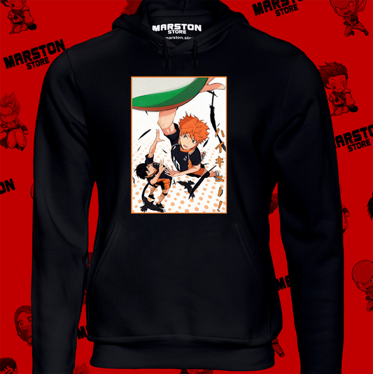 Polerón de Haikyuu!! con Shoyo Hinata y Tobio Kageyama