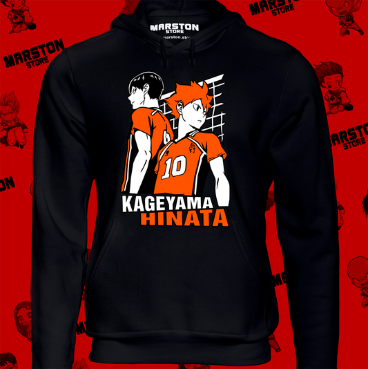 Polerón de Haikyuu!! con Shoyo Hinata y Tobio Kageyama