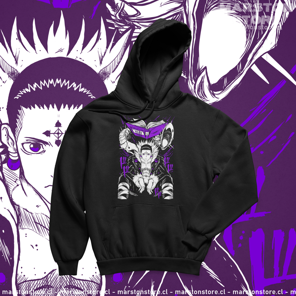Polerón Hunter x Hunter con diseño de Chrollo Lucilfer