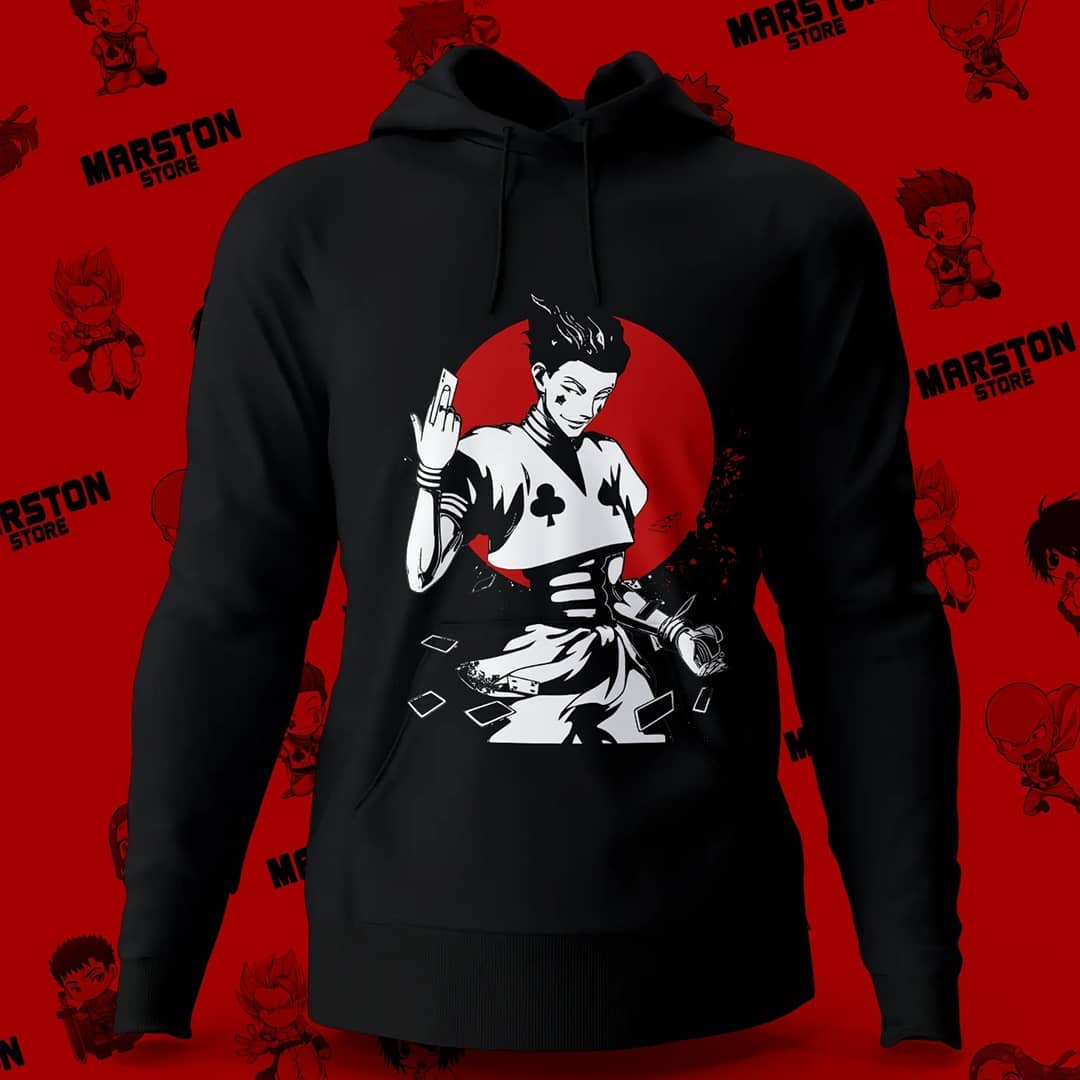 Polerón Hunter x Hunter con diseño de Hisoka Morow