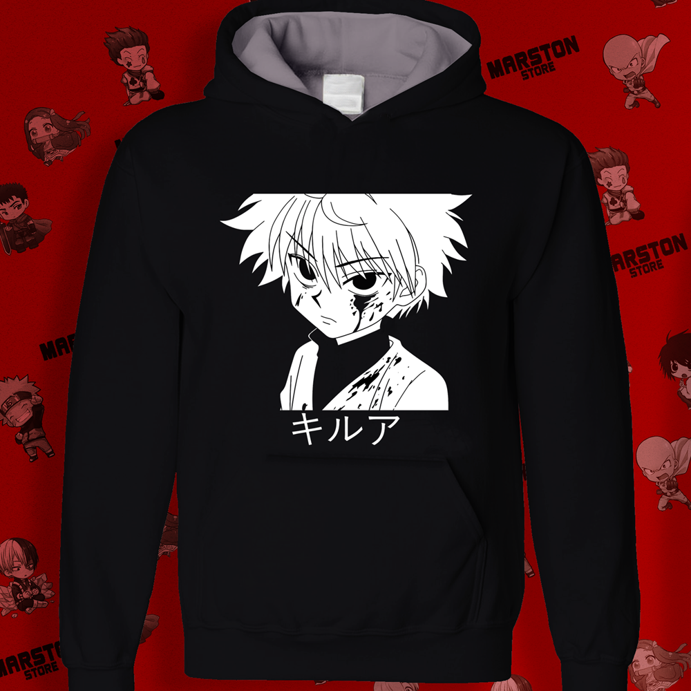 Polerón Hunter x Hunter con diseño de Killua Zoldyck