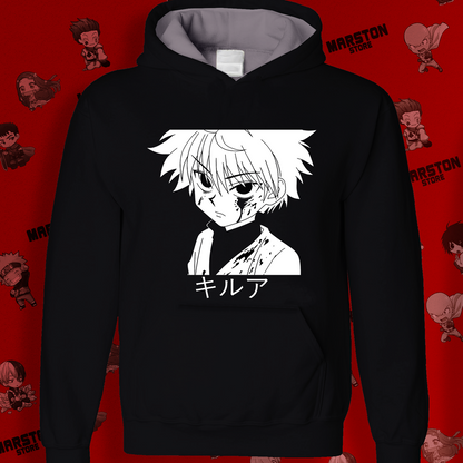 Polerón Hunter x Hunter con diseño de Killua Zoldyck