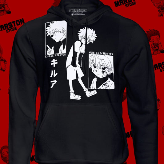 Polerón Hunter x Hunter con diseño de Killua Zoldyck