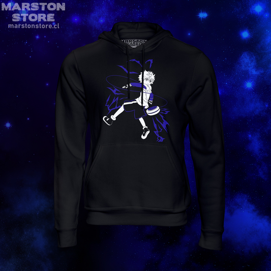 Polerón Hunter x Hunter con diseño de Killua Zoldyck