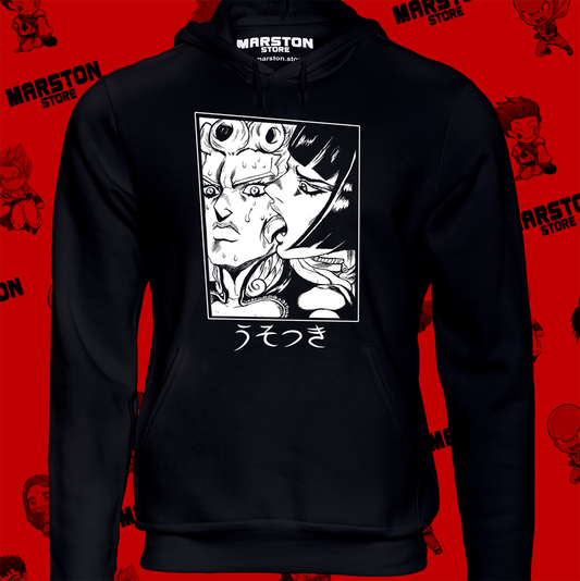 Polerón de JoJo's Bizarre Adventure con diseño anime
