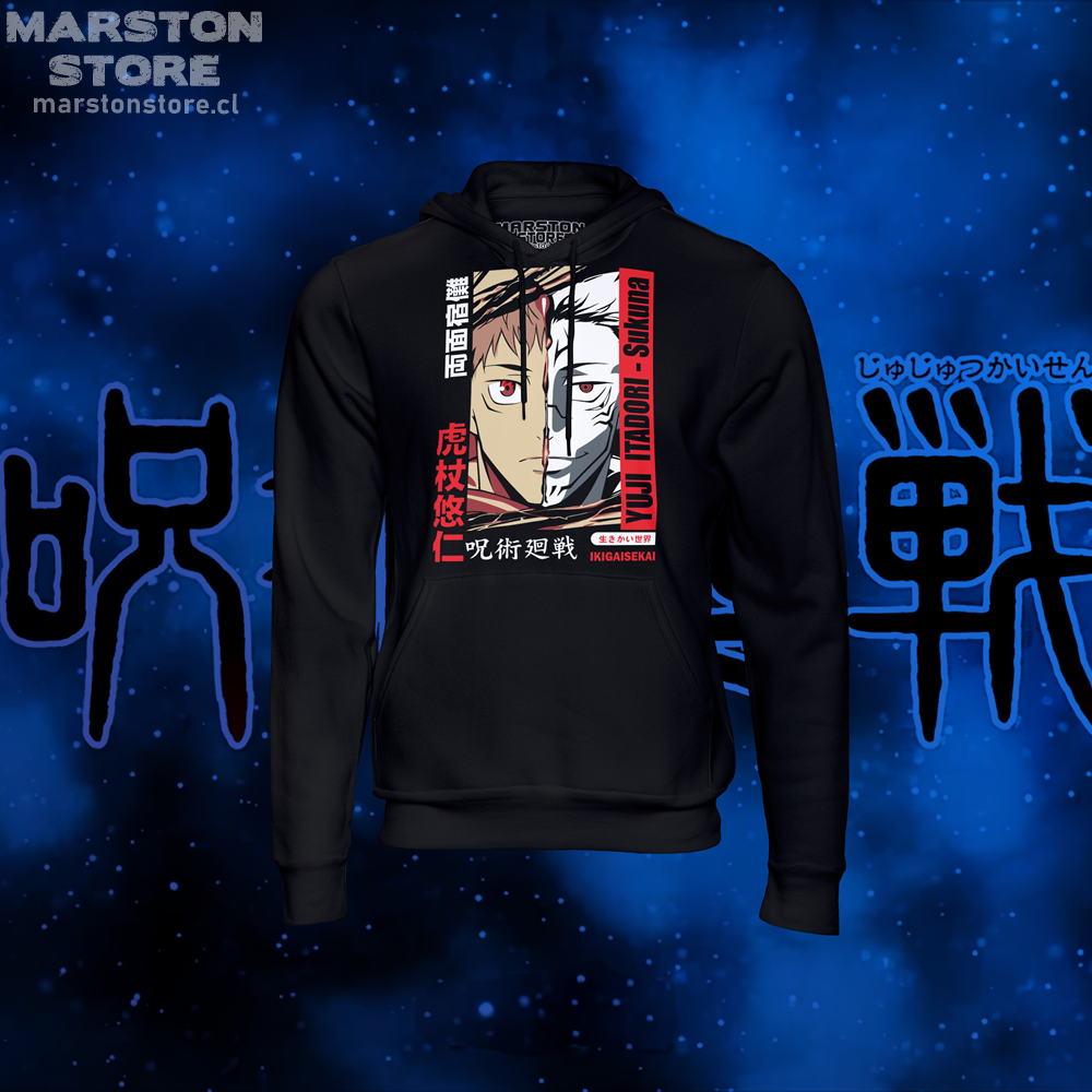Polerón con diseño de Jujutsu Kaisen