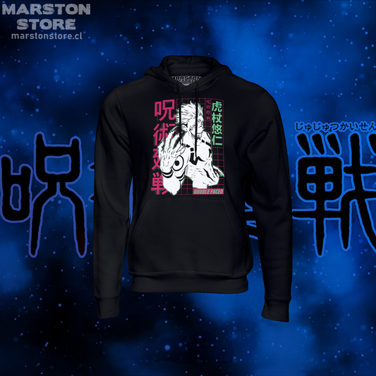 Polerón con diseño de Jujutsu Kaisen