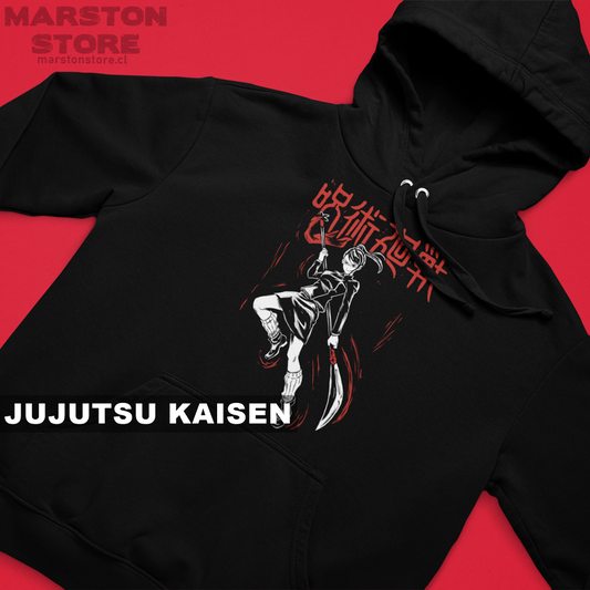 Polerón Jujutsu Kaisen con diseño de Maki Zenin