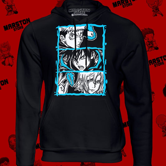 Polerón Jujutsu Kaisen con Nobara Kugisaki, Megumi Fushiguro y Yuji Itadori