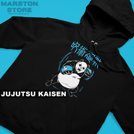 Polerón Jujutsu Kaisen con diseño de Panda