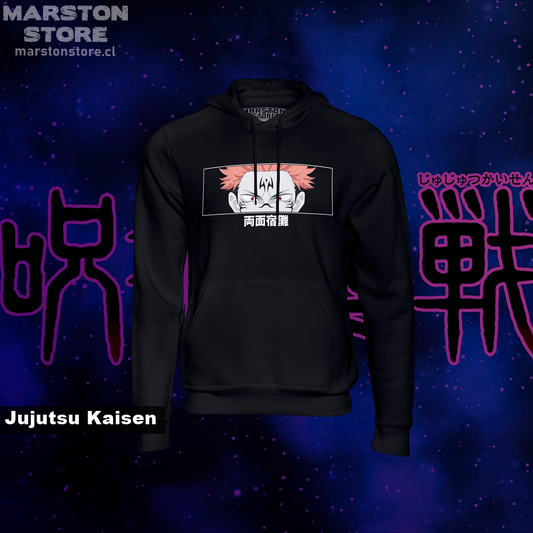 Polerón Jujutsu Kaisen con diseño de Ryomen Sukuna