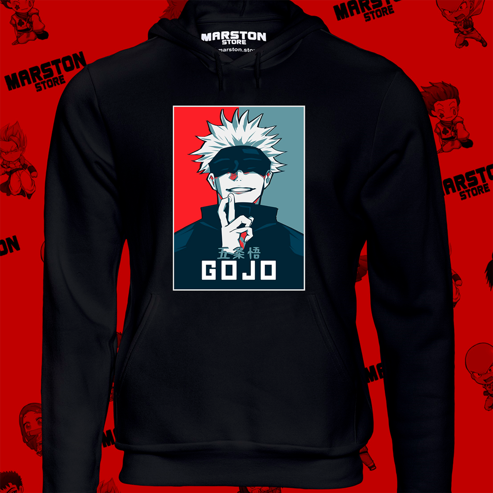 Polerón Jujutsu Kaisen con diseño de Satoru Gojo
