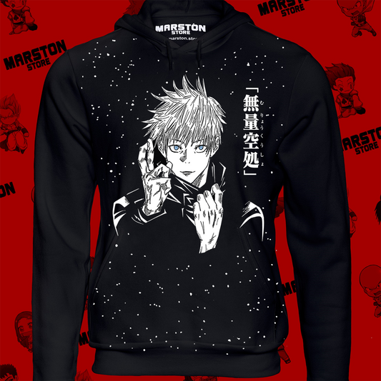 Polerón Jujutsu Kaisen con diseño de Satoru Gojo