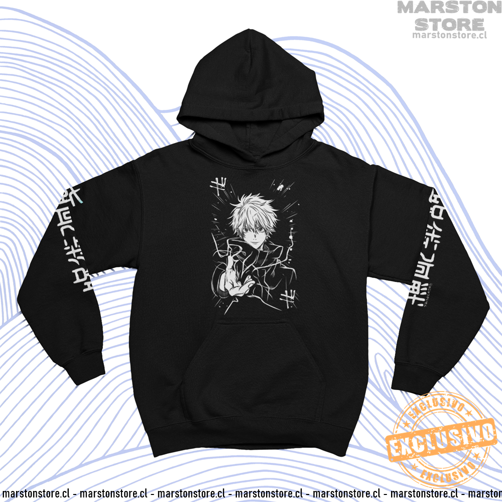 Polerón Jujutsu Kaisen con diseño de Satoru Gojo