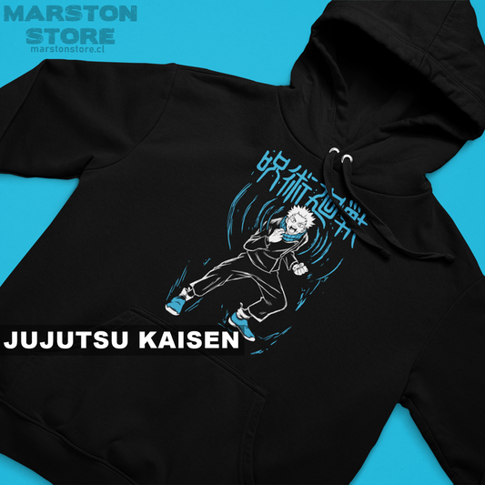 Polerón Jujutsu Kaisen con diseño de Toge Inumaki