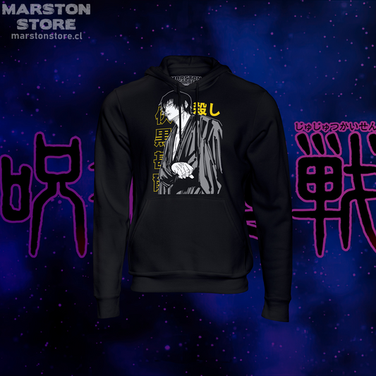 Polerón Jujutsu Kaisen con diseño de Toji Fushiguro