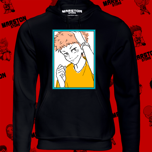 Polerón Jujutsu Kaisen con diseño de Yuji Itadori