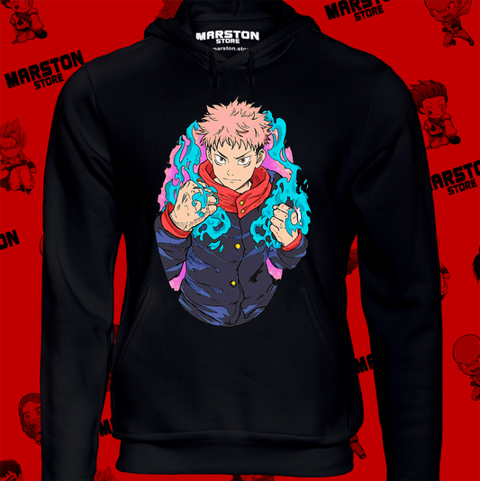 Polerón Jujutsu Kaisen con diseño de Yuji Itadori