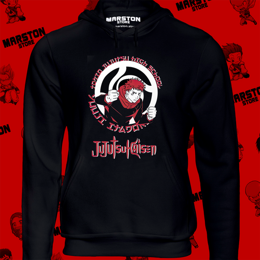 Polerón Jujutsu Kaisen con diseño de Yuji Itadori