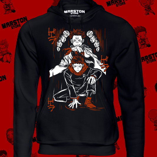 Polerón Jujutsu Kaisen con diseño de Yuji Itadori