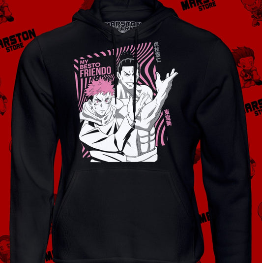 Polerón Jujutsu Kaisen con Yuji Itadori y Aoi Todo