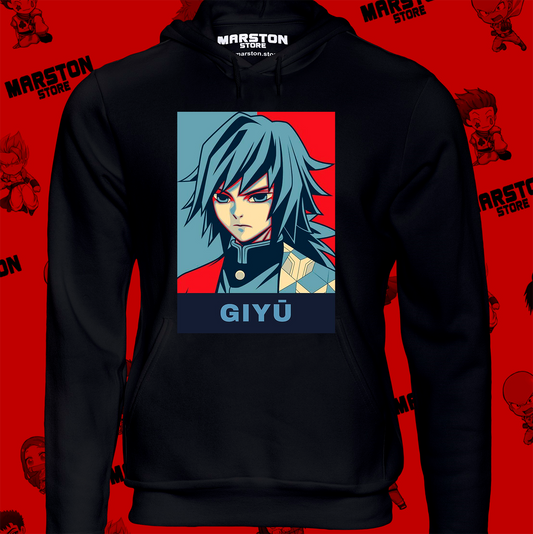 Polerón Kimetsu no Yaiba Demon Slayer con diseño de Giyu Tomioka