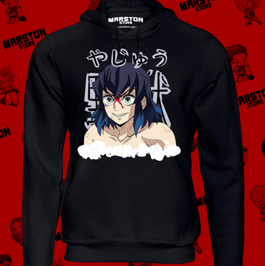 Polerón Kimetsu no Yaiba Demon Slayer con diseño de Inosuke Hashibira