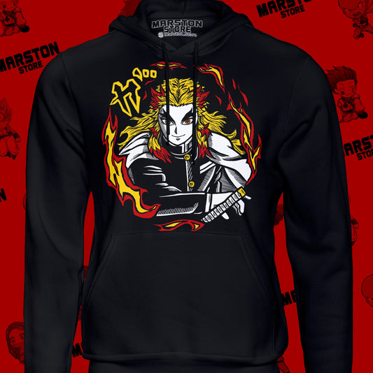 Polerón Kimetsu no Yaiba Demon Slayer con diseño de Kyojuro Rengoku