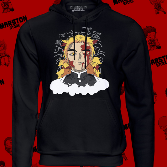 Polerón Kimetsu no Yaiba Demon Slayer con diseño de Kyojuro Rengoku