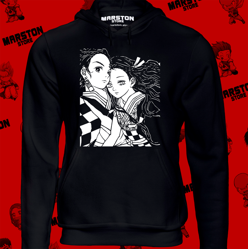 Polerón Kimetsu no Yaiba Demon Slayer con Tanjiro Kamado y Nezuko Kamado