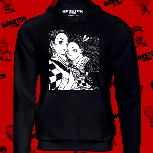 Polerón Kimetsu no Yaiba Demon Slayer con Tanjiro Kamado y Nezuko Kamado