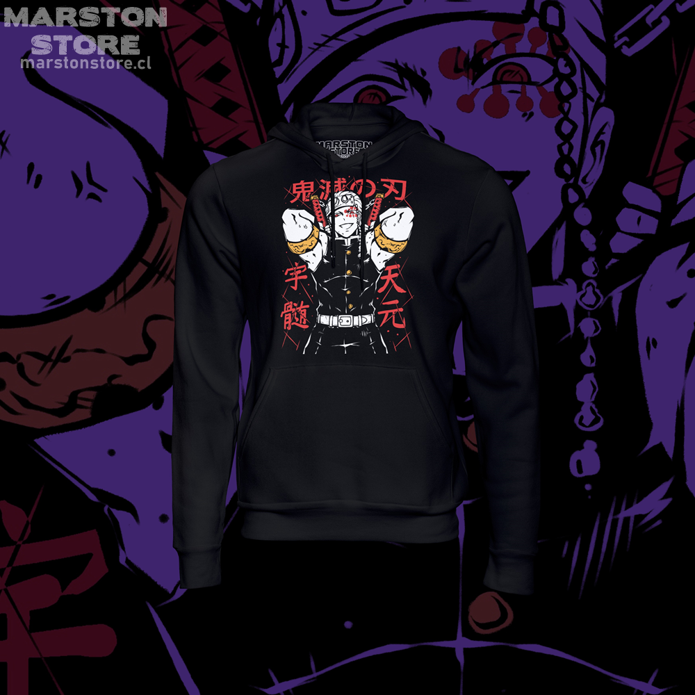 Polerón Kimetsu no Yaiba Demon Slayer con diseño de Tengen Uzui