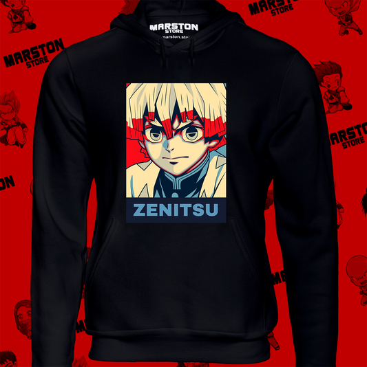 Polerón Kimetsu no Yaiba Demon Slayer con diseño de Zenitsu Agatsuma