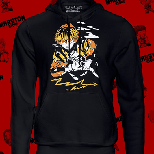 Polerón Kimetsu no Yaiba Demon Slayer con diseño de Zenitsu Agatsuma