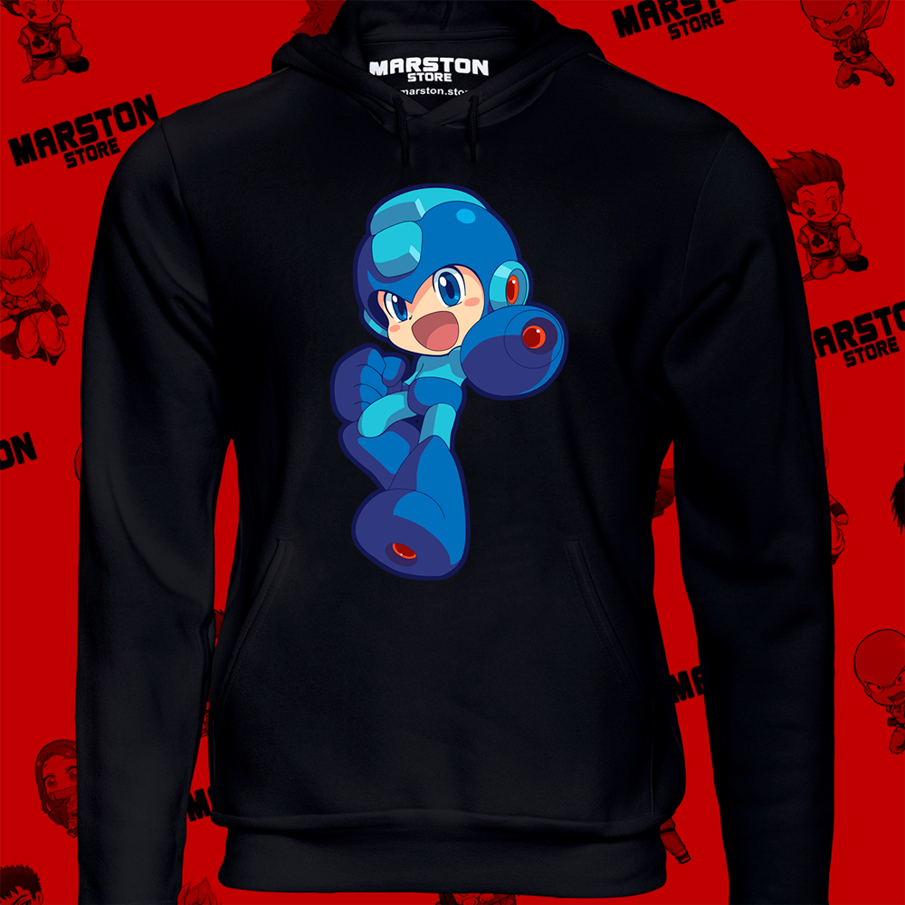Polerón con diseño de Mega Man